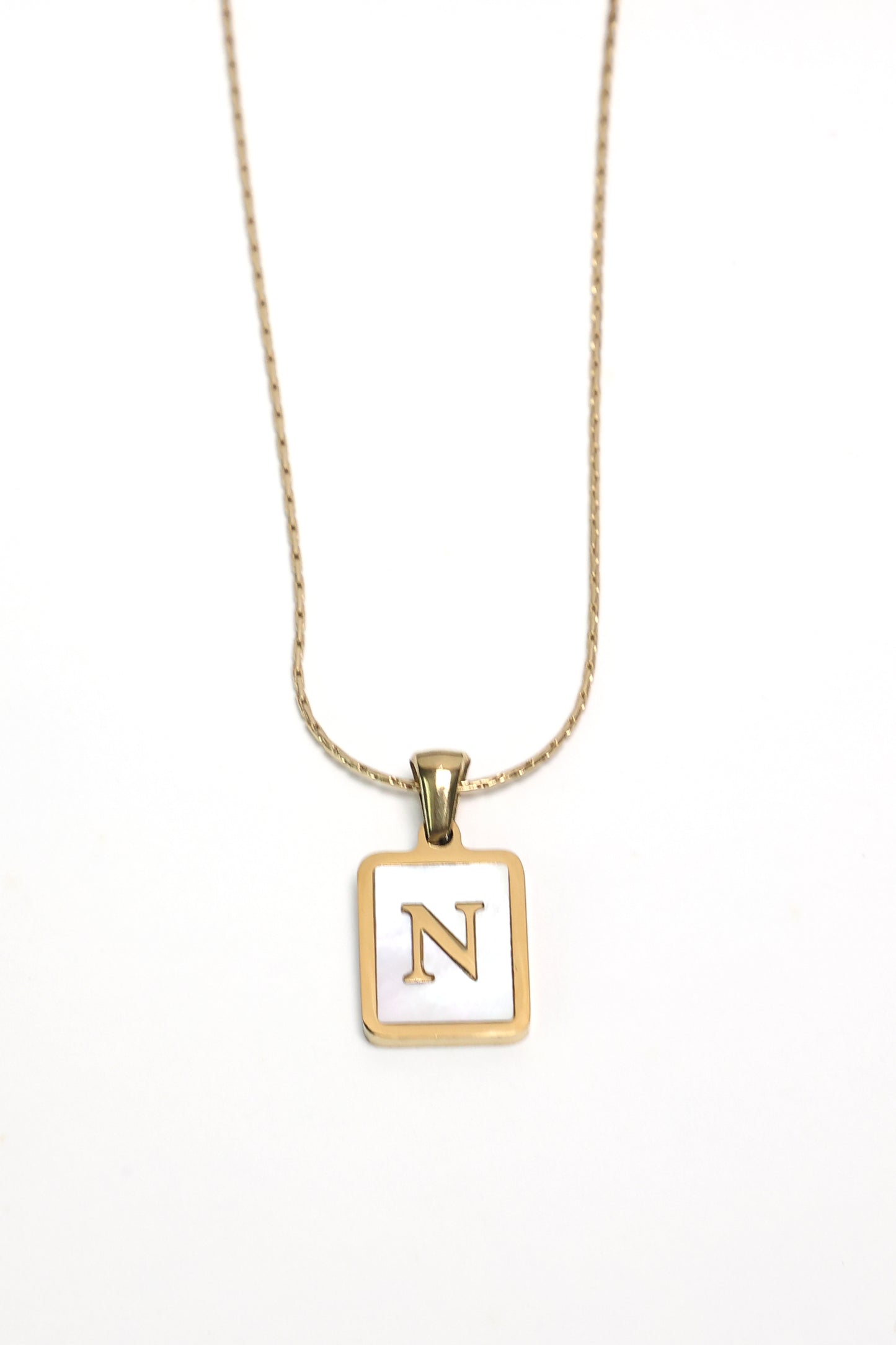 Initial Letter Necklace