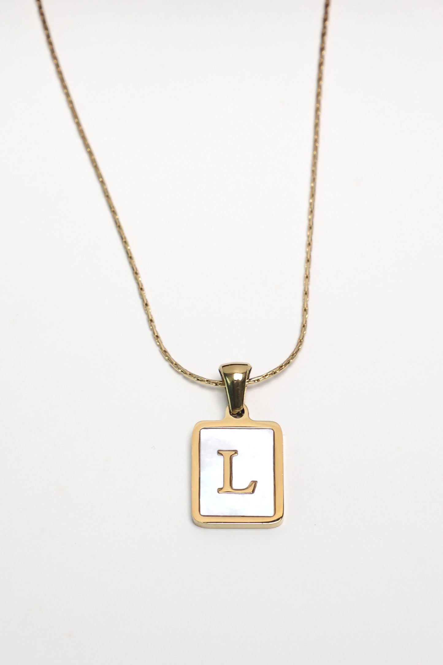 Initial Letter Necklace