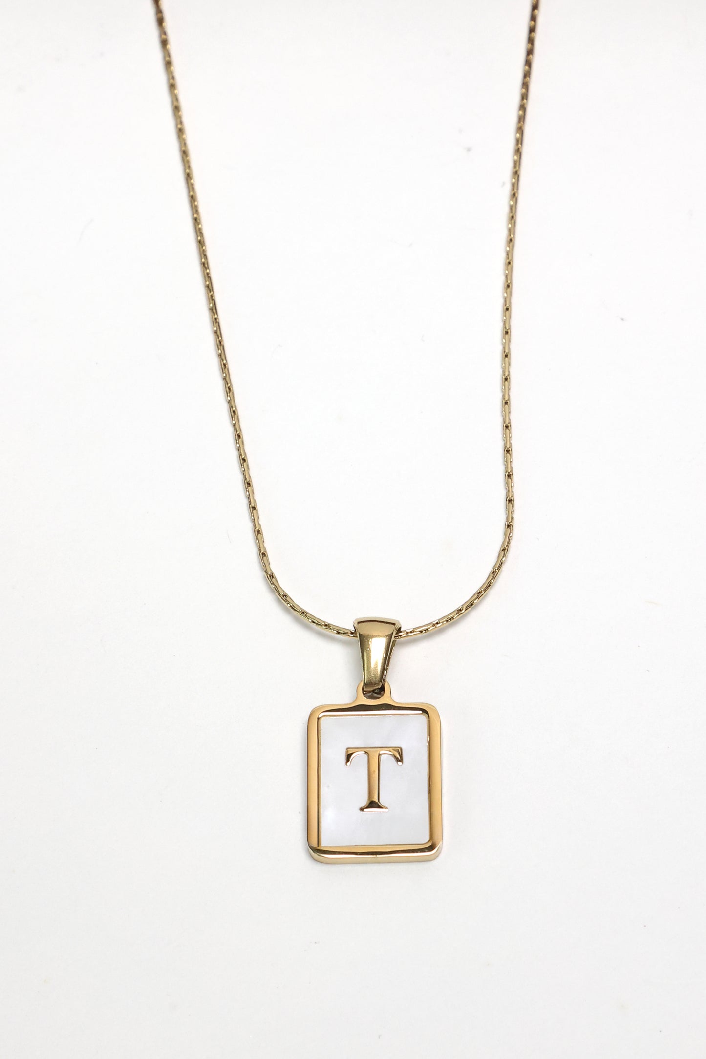Initial Letter Necklace