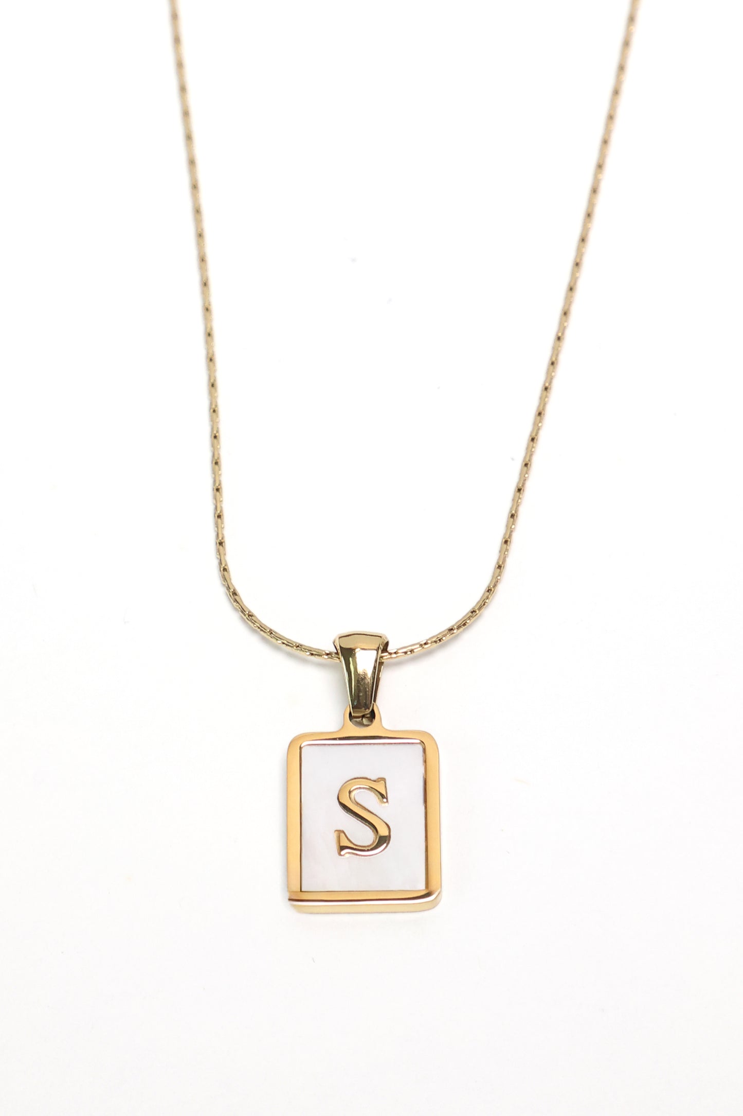 Initial Letter Necklace