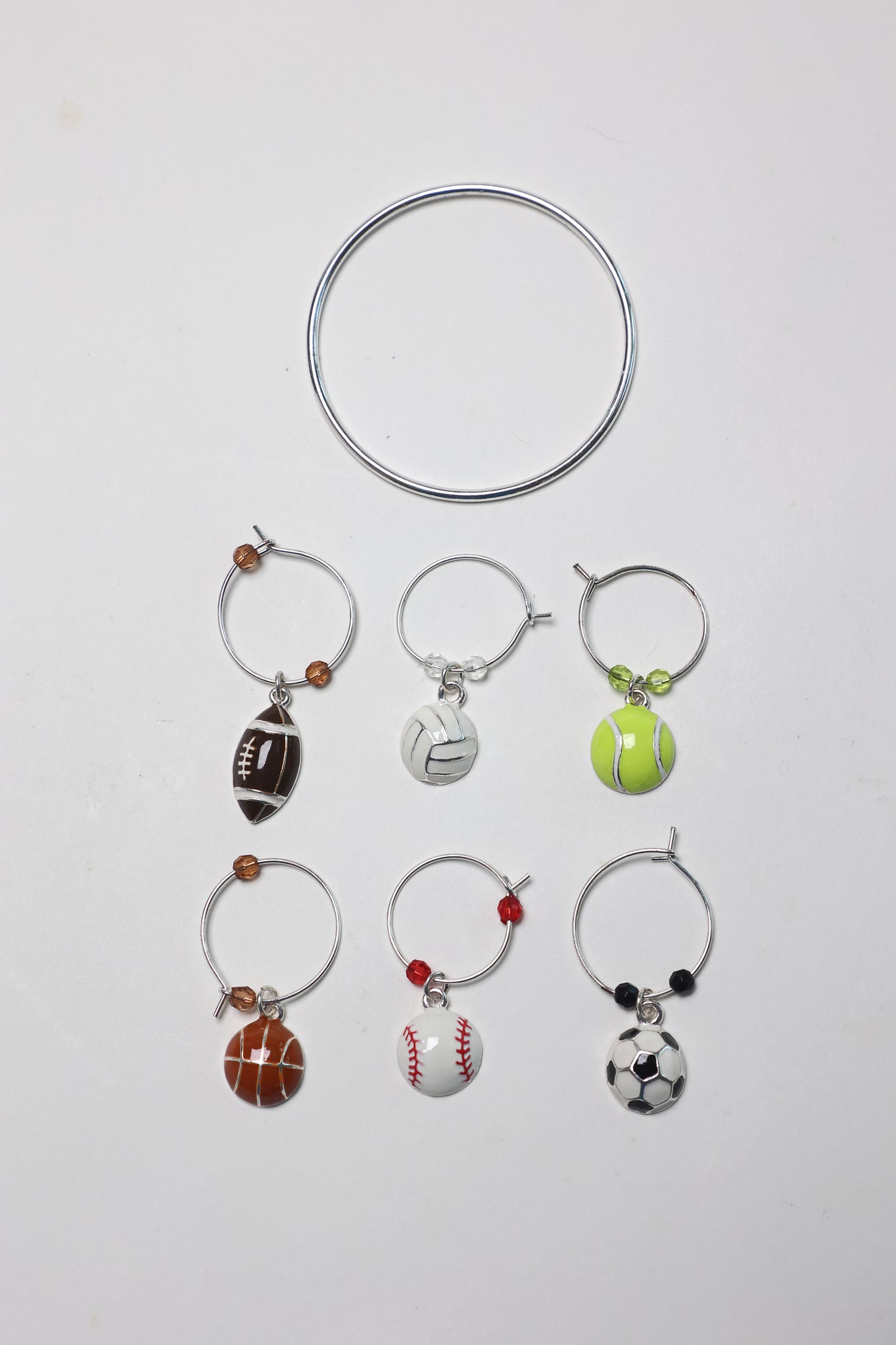 Wine Charms- Sports Balls