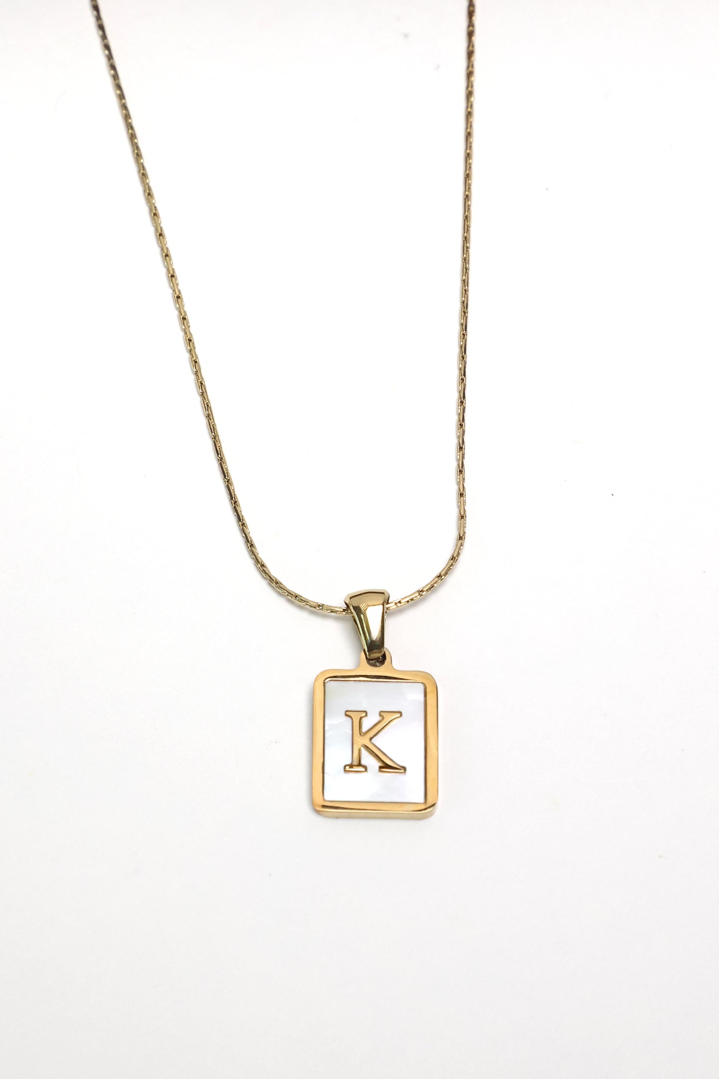 Initial Letter Necklace
