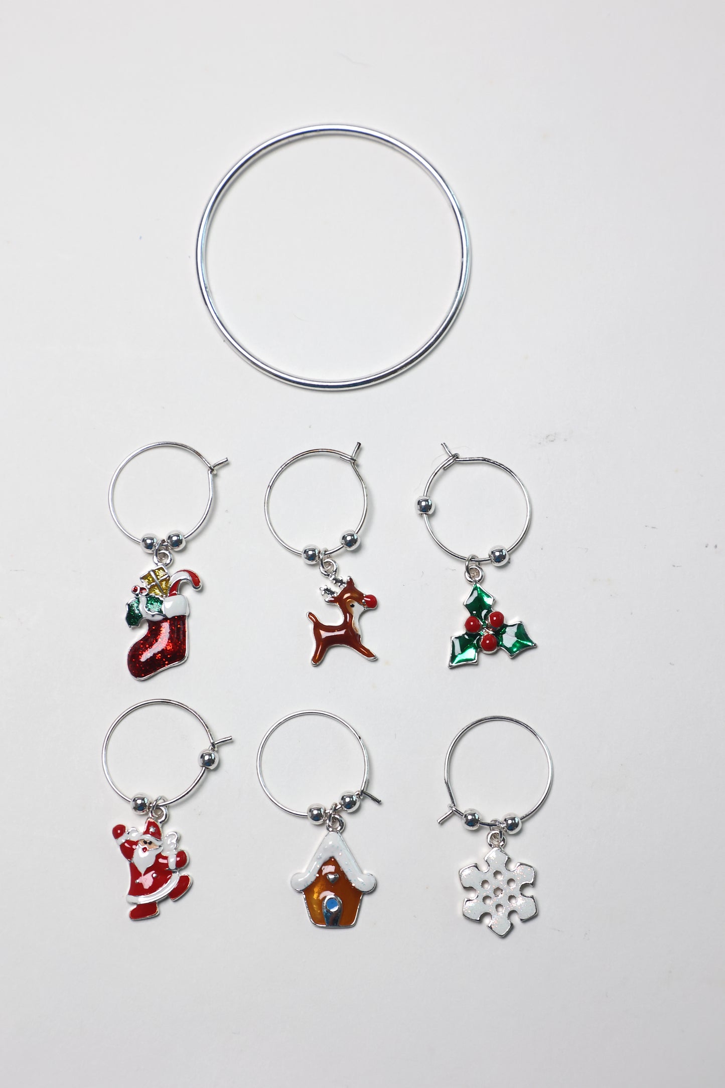 Wine Charms- Santa Ginger